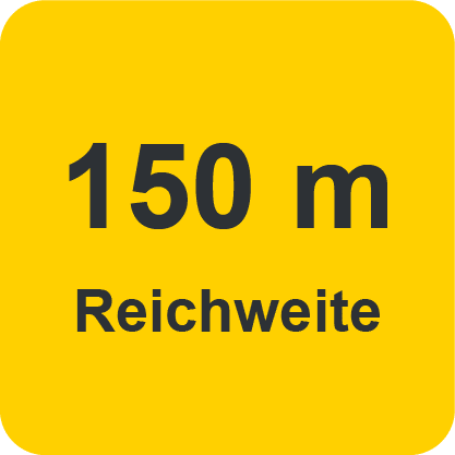 150 Meter Reichweite