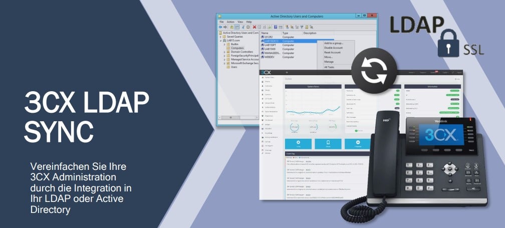 3CX LDAP SYNC