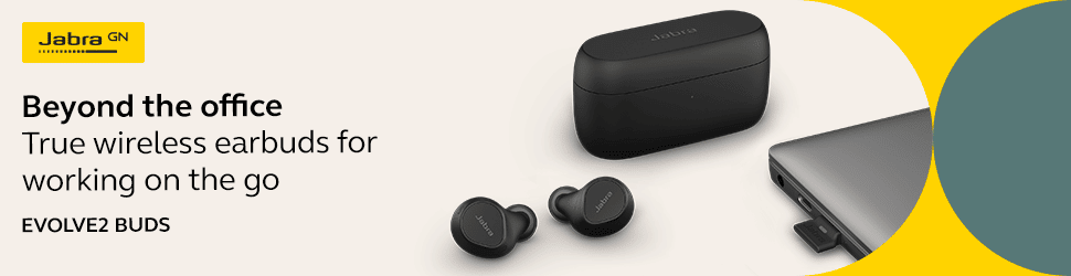 Jabra Evolve2 Buds True Wireless Earbuds for on the go