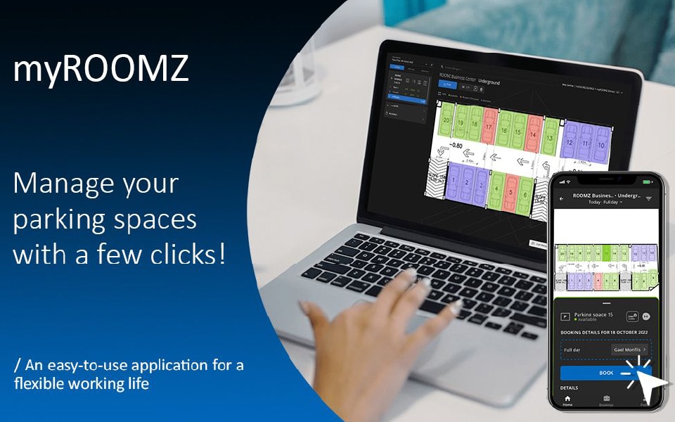 Neu: myROOMZ Parkplatzverwaltung App - Park Subscription