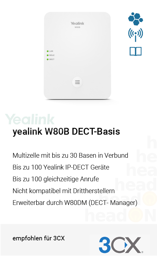 Yealink W80B Multicell Basisstation