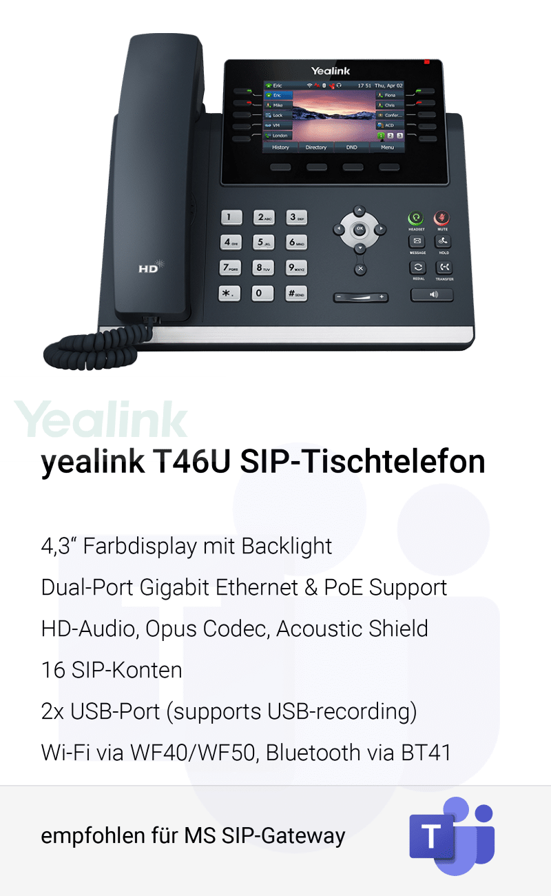 Yealink T46U SIP-Tischtelefon