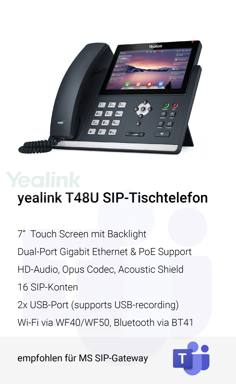 Yealink T48U SIP-Tischtelefon