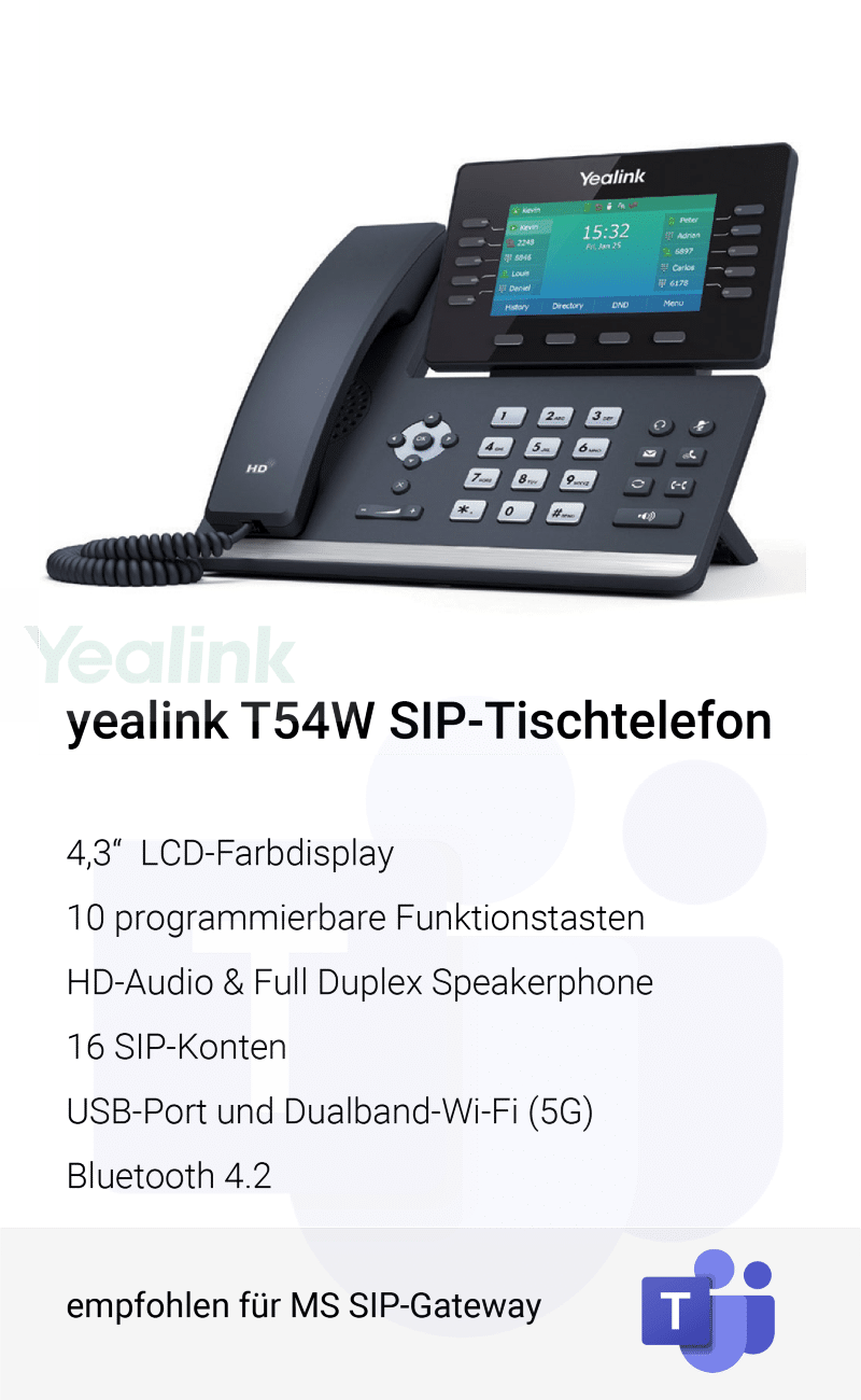 Yealink t54w