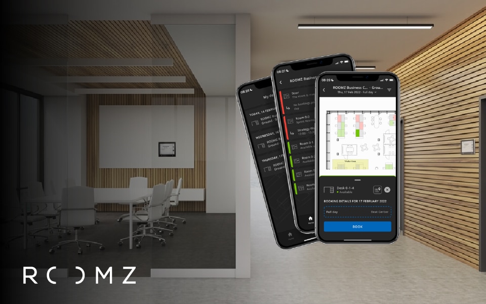 Desk & Room Booking System myROOMZ App