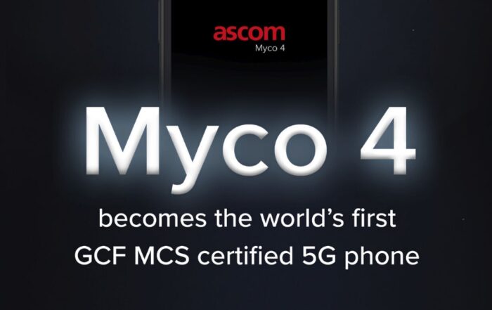Ascom Myco 4 First GCF MCS certified 5G phone