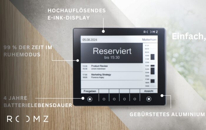 ROOMZ Displays sind nachhaltig